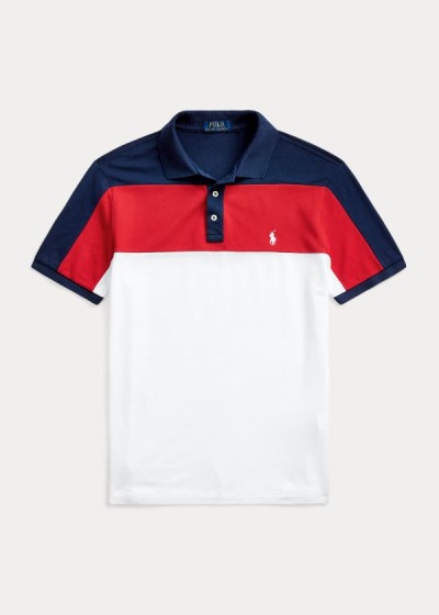 Men's Polo Ralph Lauren Custom Slim Fit Mesh Polos | 891425QSH